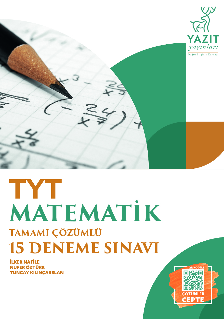 TYT Matematik Tamamı Çözümlü 15 Deneme Sınavı kapak görseli